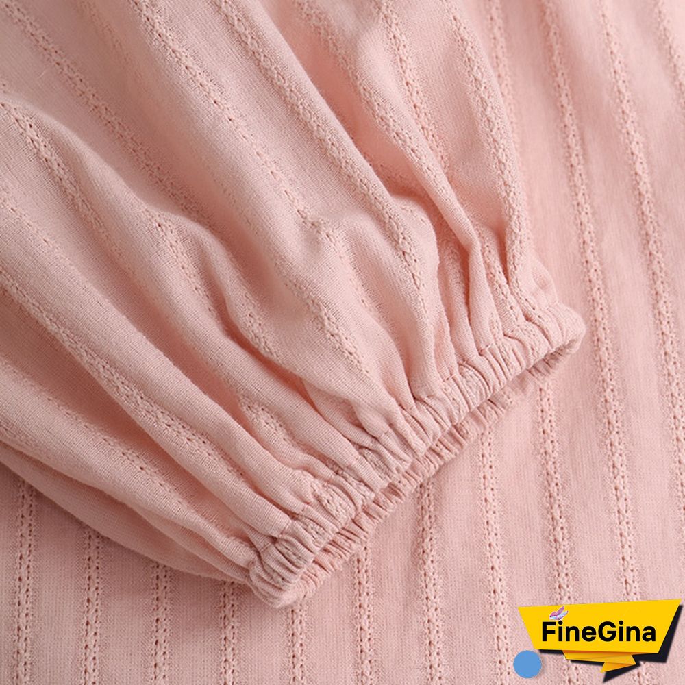 Women Puff Long Sleeve Blouse Lace Stitching Cotton Linen Casual Elegant Shirt Ladies Tops Plus Size