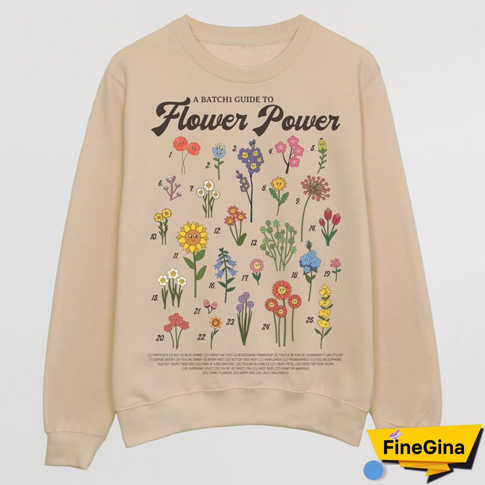 Men Vintage Abstract Art Floral Print Casual Sweatshirt