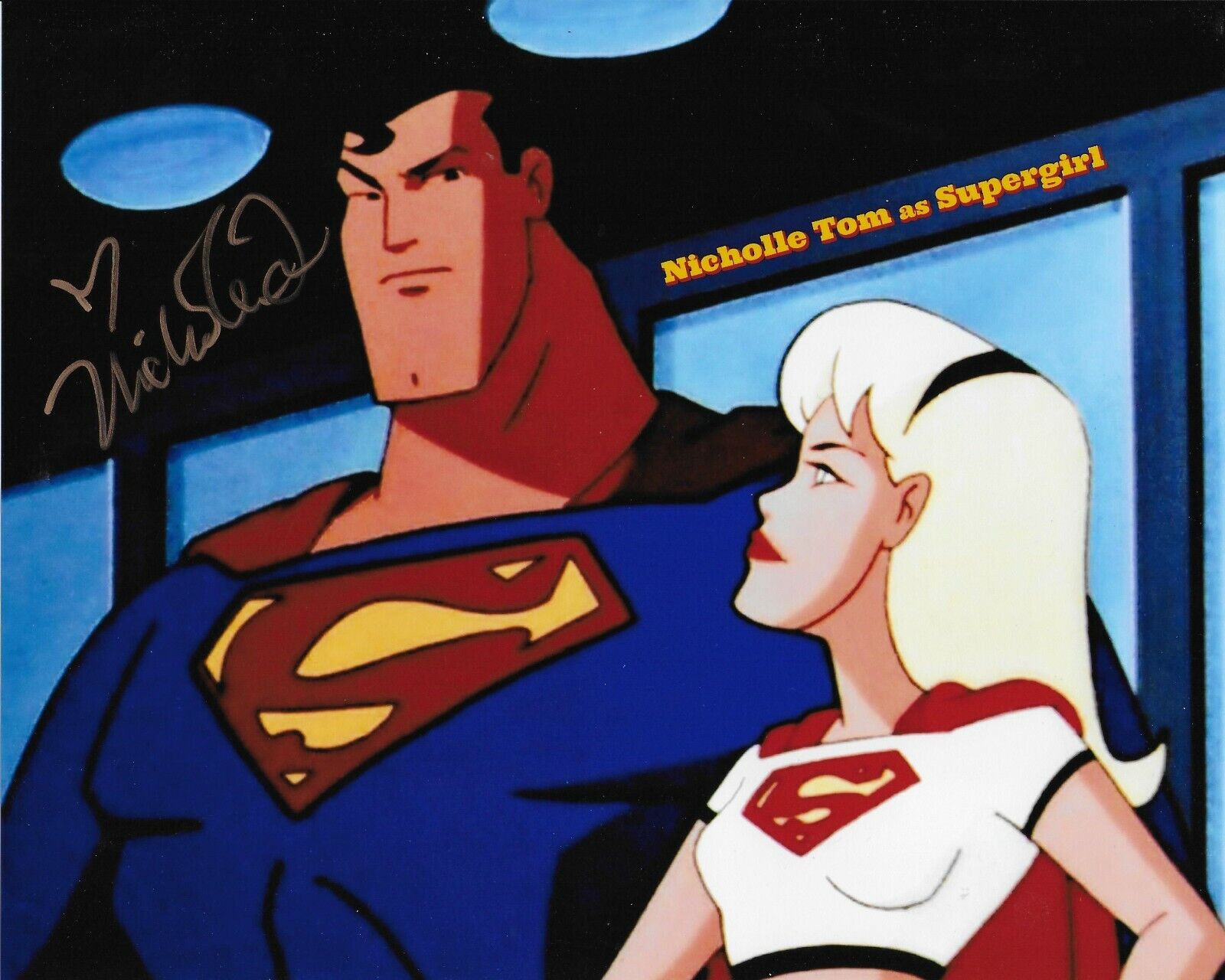 Nichole Tom Supergirl Original Autographed 8X10 Photo Poster painting #10