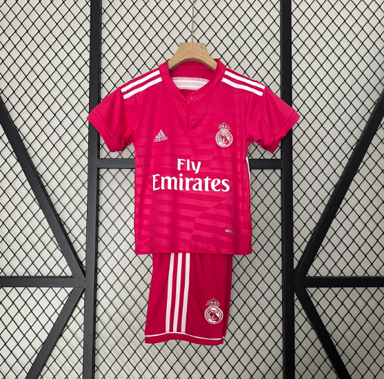 2014-2015 Retro Real Madrid Away Kids Kit Football Shirt Thai Quality