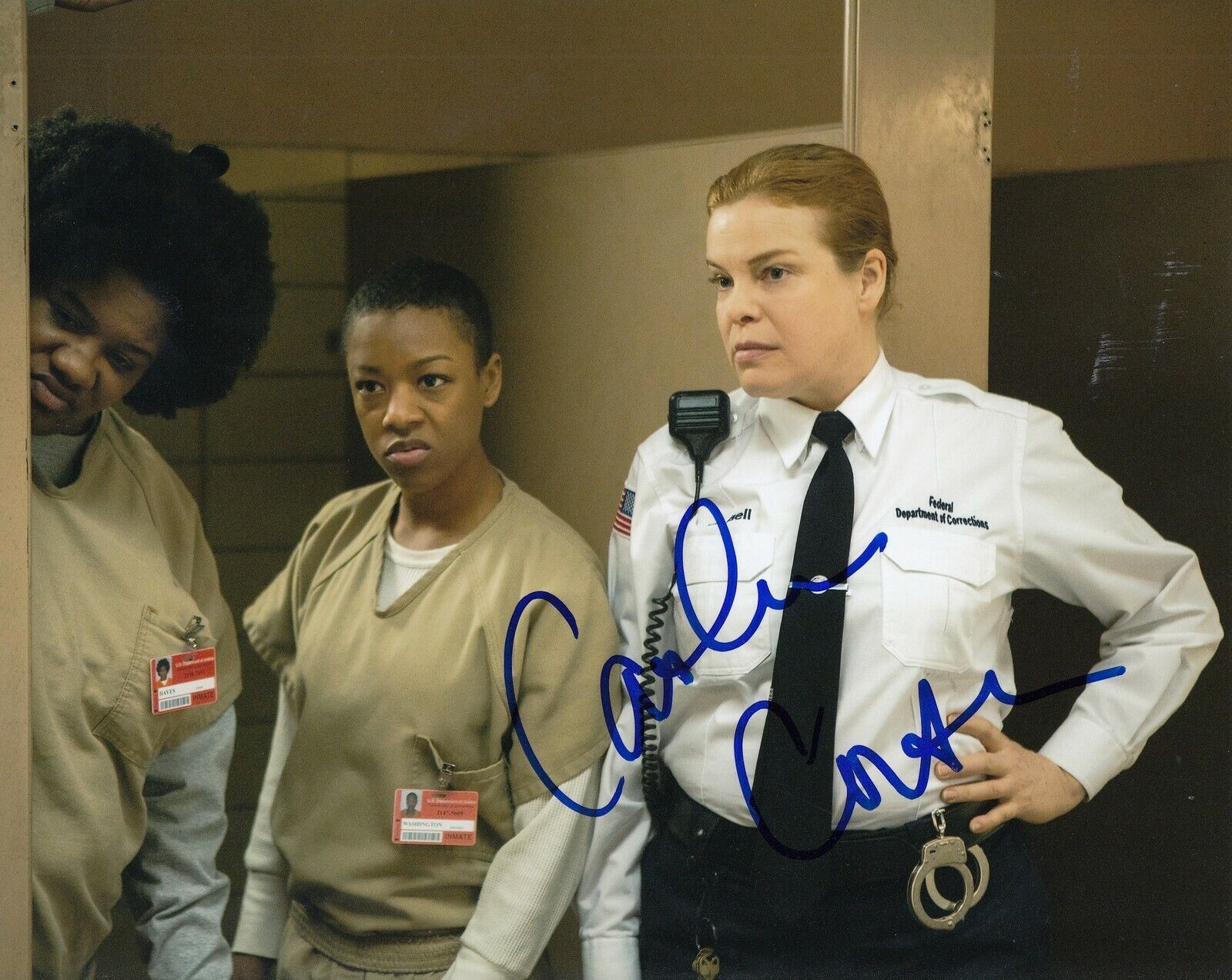 CATHERINE CURTIN signed (ORANGE IS THE NEW BLACK) *Wanda* 8X10 Photo Poster painting W/COA #2