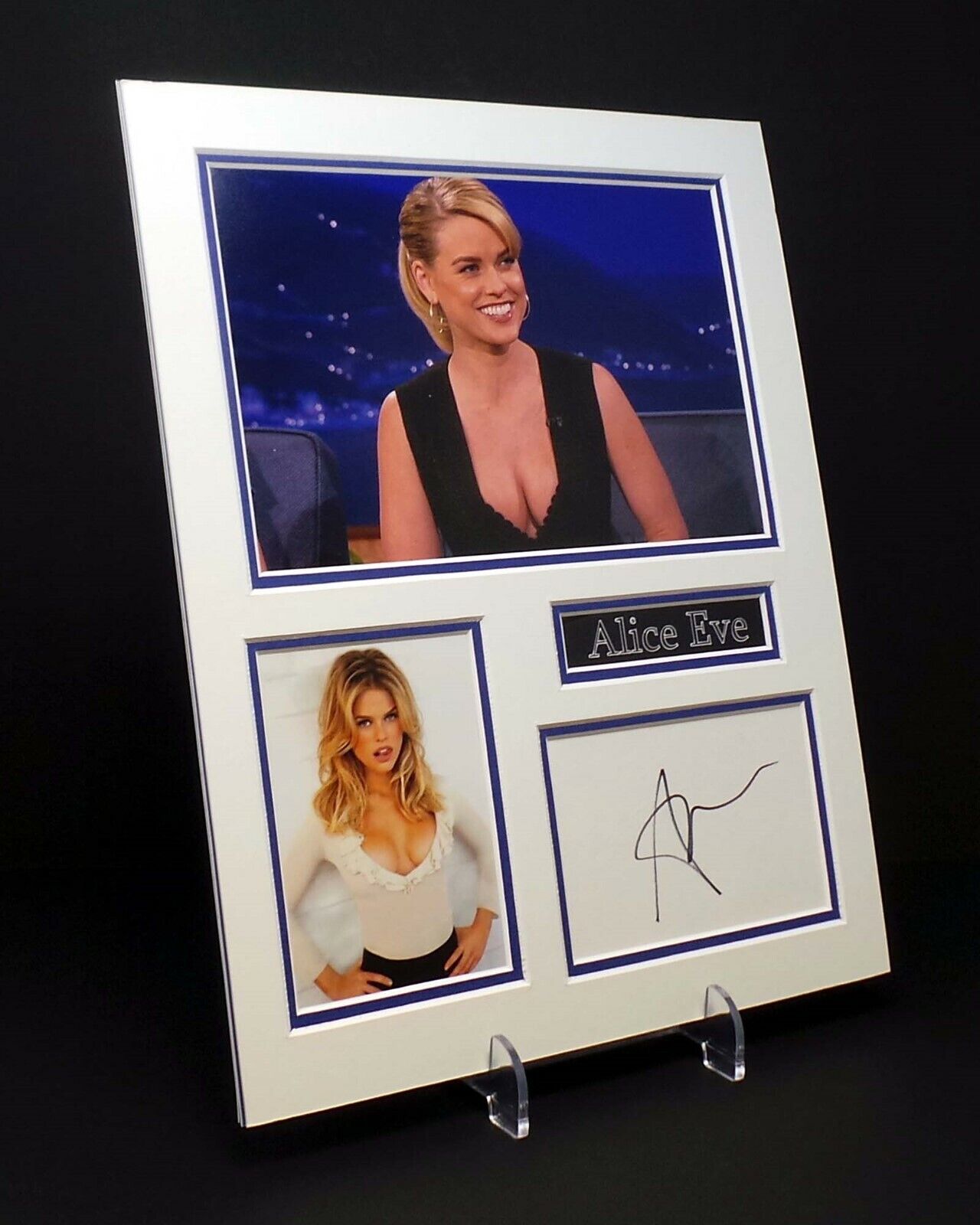 Alice EVE Signed Mounted Photo Poster painting Display AFTAL Mona Foster in Replicas