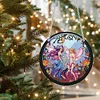 Diamond Painting Acrylic Stained Glass Fairy Hanging Pendant