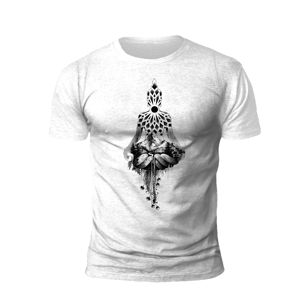 Buddha's Serenity: Zen Art T-shirt