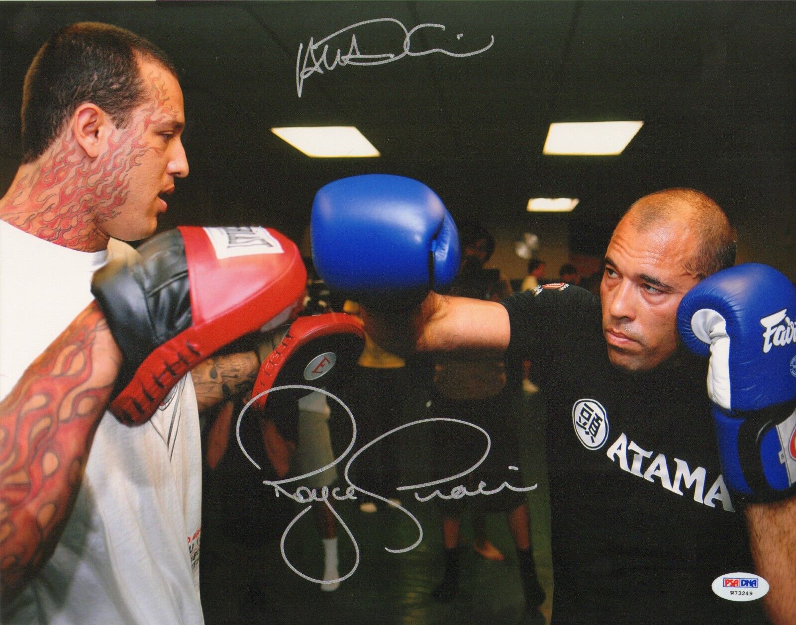 Royce Gracie & Alex DiCiero Signed 11x14 Photo Poster painting PSA/DNA COA UFC Picture Autograph