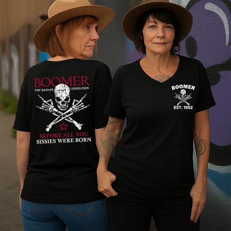 BOOMER Before All You Sissies Were Born T-shirt, Custom Year Of Birth T-shirt, V-neck, Sweatshirt, Hoodie