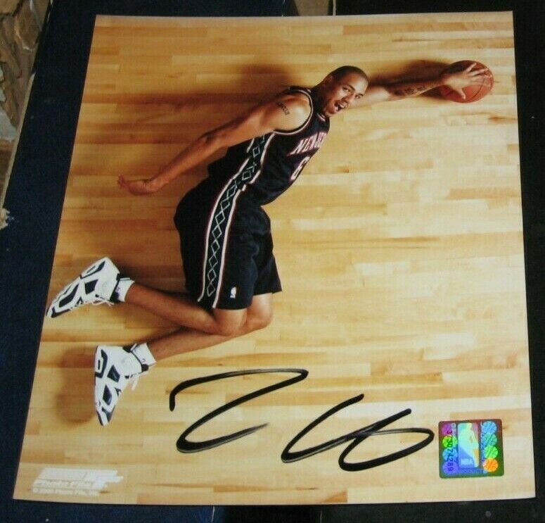 Kenyon Martin New Jersey Nets SIGNED AUTOGRAPHED ROOKIE Photo Poster painting FILE 8x10 COA