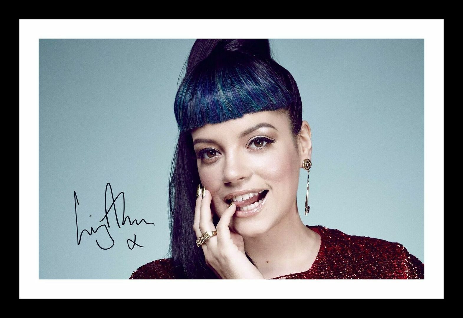 Lily Allen Autograph Signed & Framed Photo Poster painting 6