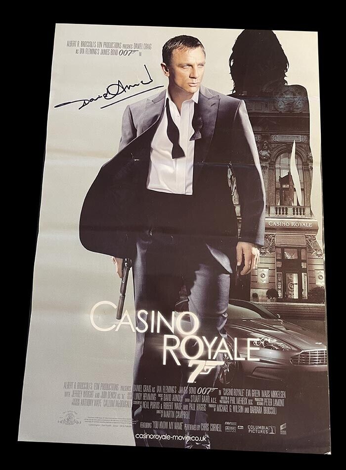 DAVID ARNOLD 007 JAMES BOND AUTHENTIC RARITY AUTOGRAPH CASINO ROYALE COMPOSER