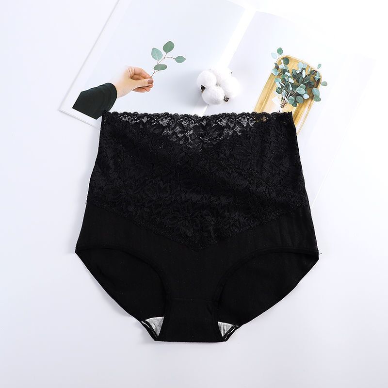  thdmladies High Waist Underwear Women Cotton Lace Panties thedmladies