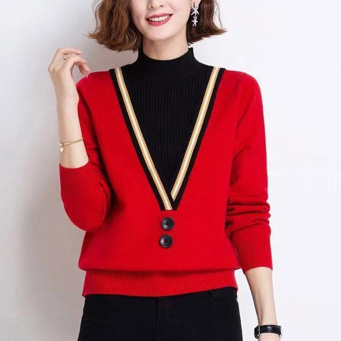 Shift Knitted Casual Sweater