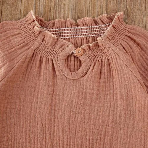 2020 Baby Spring Autumn Clothing Toddler Baby Girl Long Sleeve Tops T-shirt Ruffle Shorts Pants Clothes Tracksuit