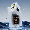 COB+SMD LED Outdoor Mini Flashlight Rotatable Power Display Hat Clip Work Light
