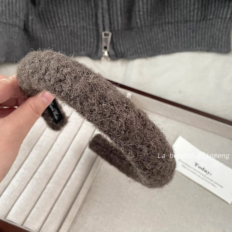 Elegant Retro Solid Color Cloth Hair Band