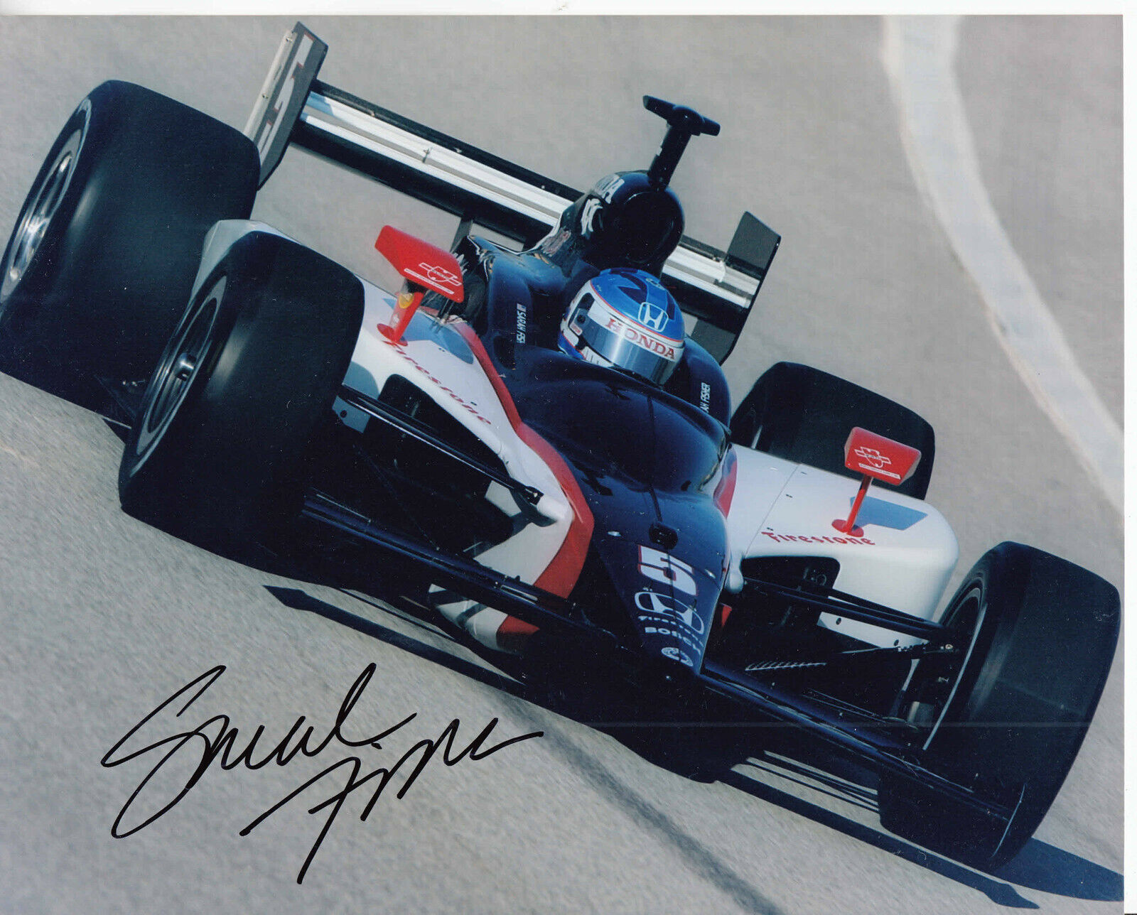 Sarah Fisher #0 8x10 Signed Photo Poster painting w/ COA Indy Racing