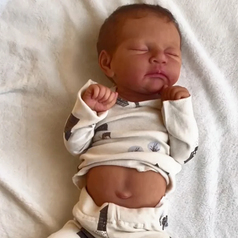 👍𝑻𝑶𝑷 𝑹𝑬𝑪𝑶𝑴𝑴𝑬𝑵𝑫🔥17'' Davi Realistic Cute Reborn Baby Boy Dolls