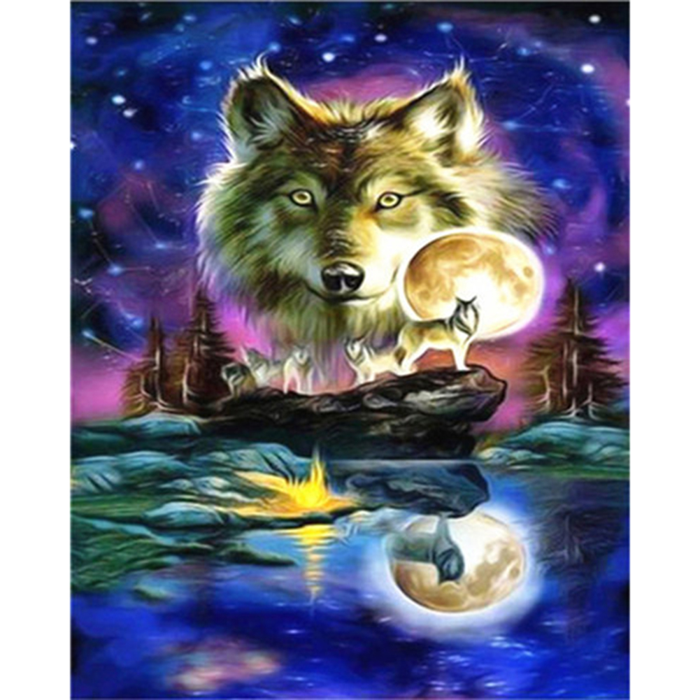 

Wolf - Square Drill Diamond Painting - 40*50CM, 501 Original