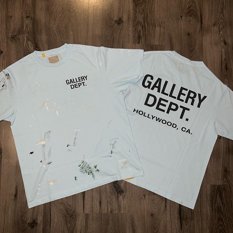 Vintage Gallery Dept Print Casual Cotton Short Sleeve T-Shirt / TECHWEAR CLUB / Techwear