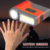 LED Hat Light with Motion Sensor IPX6 Waterproof Clip on Cap Lights (Red)