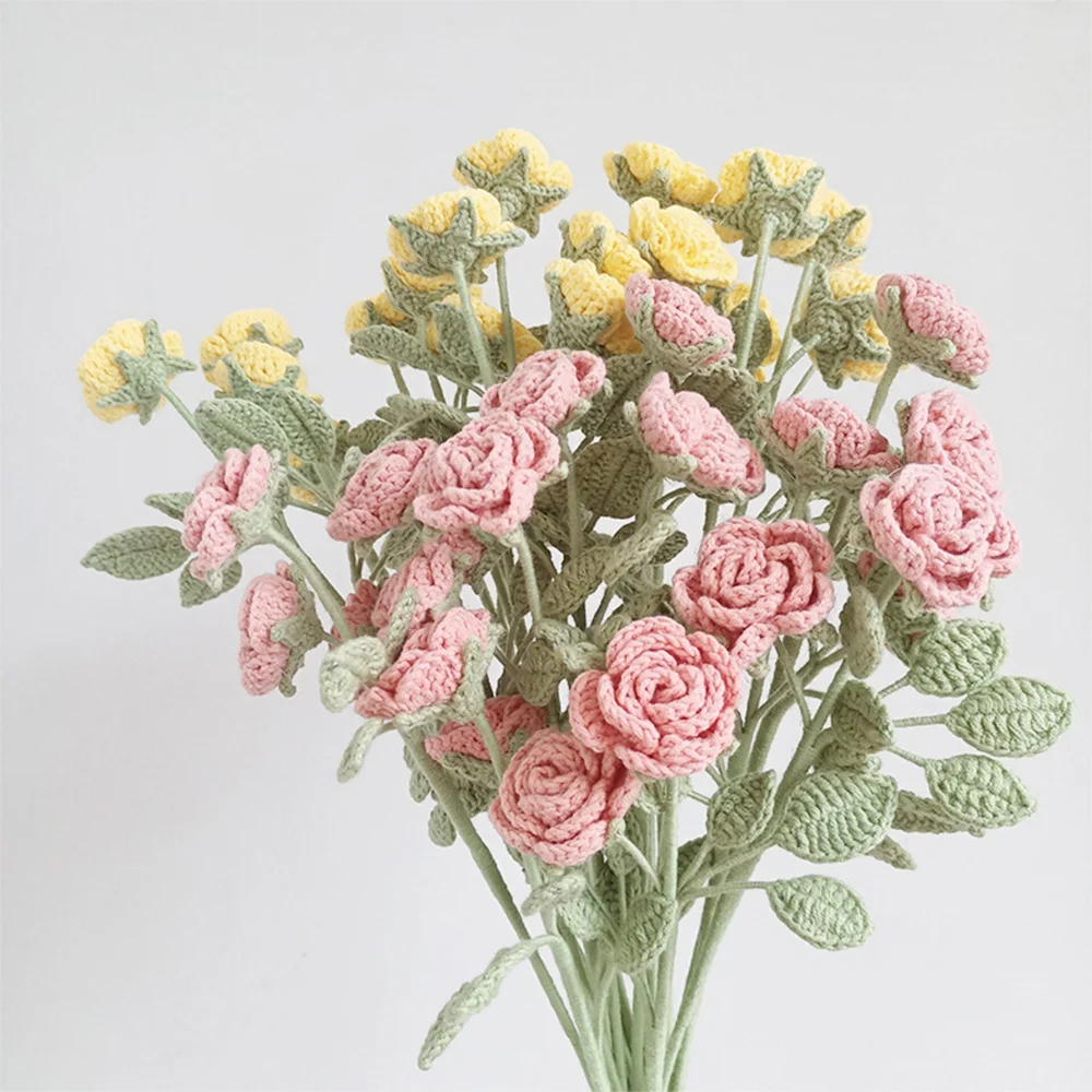 Creative Home Decor Crochet Bouquets