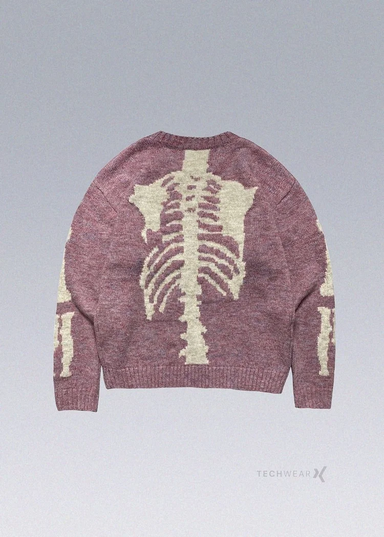 Skeleton Bones Sweater not Kapital