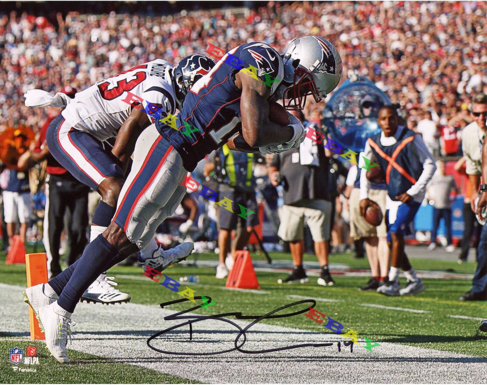 Brandin Cooks New England Patriots Signed 8x10 autographed Photo Poster painting Reprint