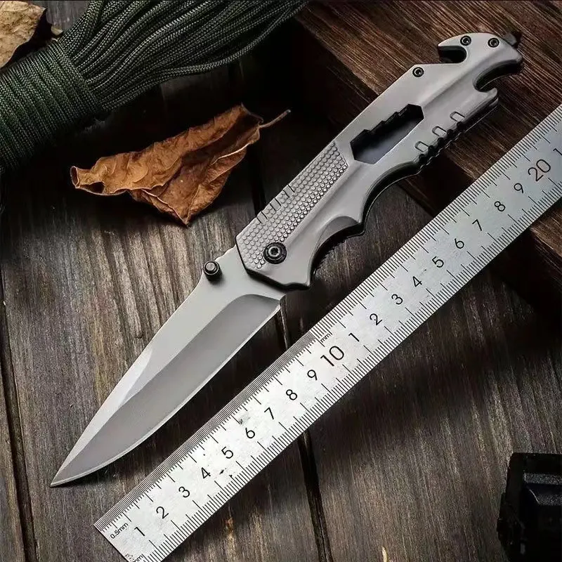 Unlocked Pure Manual Folding Knife Non-Regulated Compliance Household Fruit Knife Camping Multi-Functional Knife Box Opener