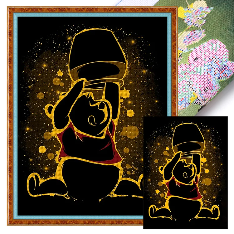 Winnie the Pooh - 11CT Stamped Cross Stitch(40*55cm)