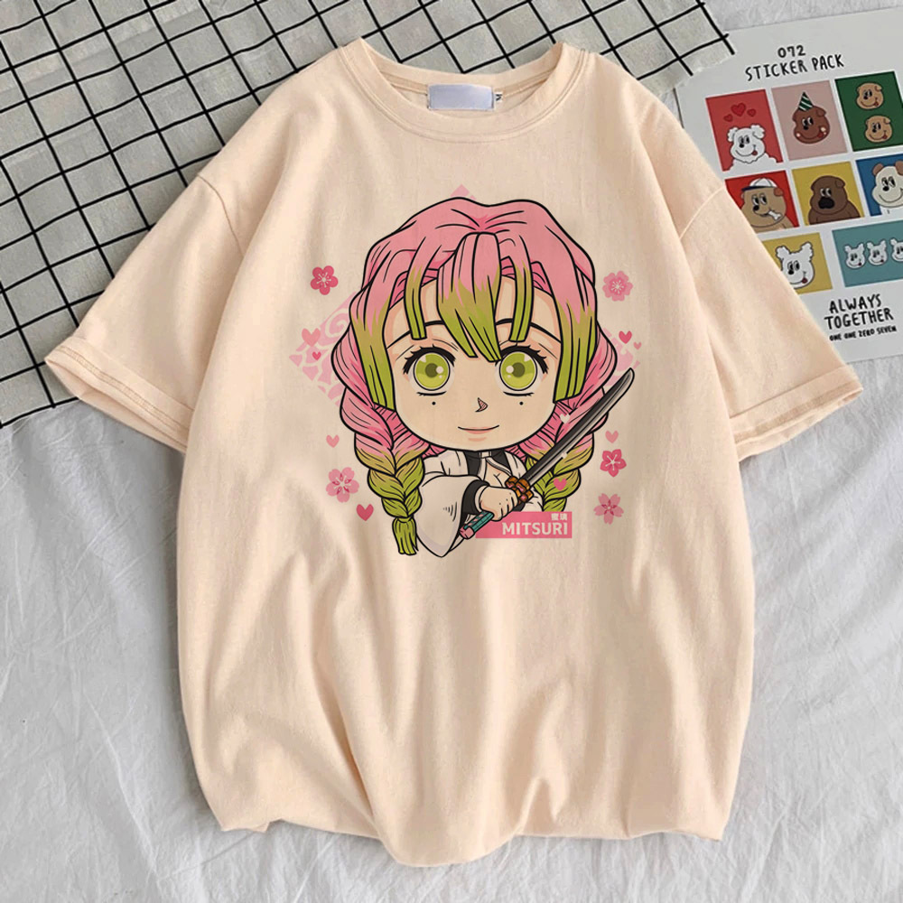 Mitsuri shirt women Classic Punk Colorful Pop Culture shirt Digital Grunge kawaii 2000s Psychedelic