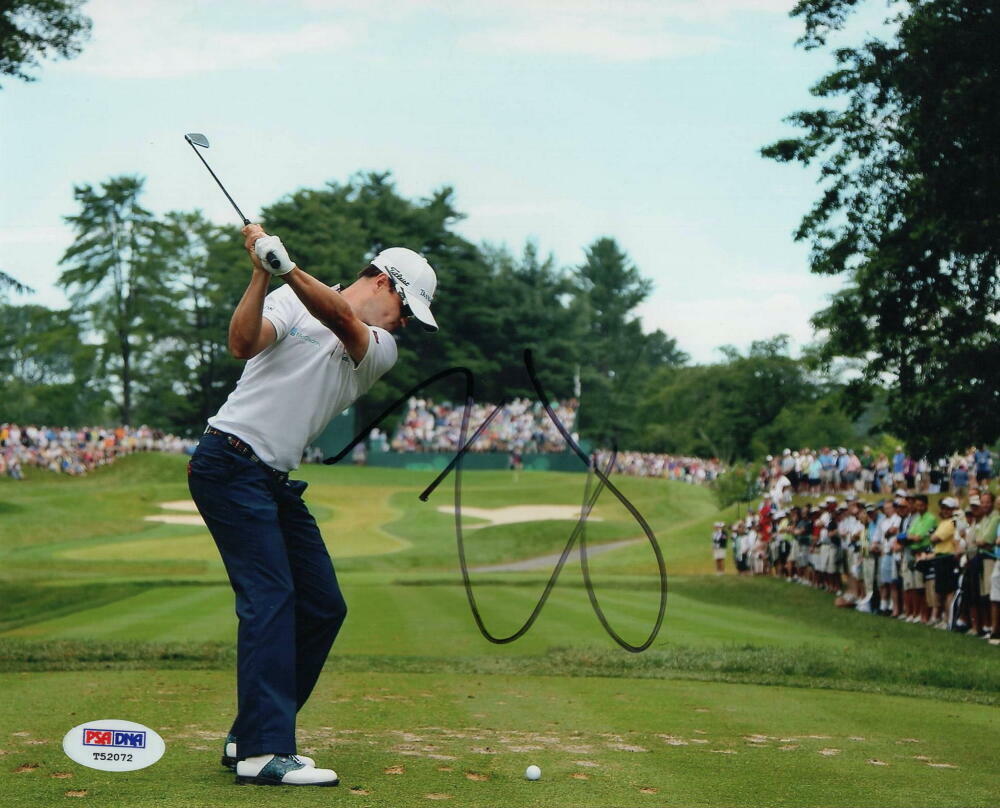 ZACH JOHNSON SIGNED AUTOGRAPH 8x10 Photo Poster painting - 2007 MASTERS WINNER, GOLF STAR PSA