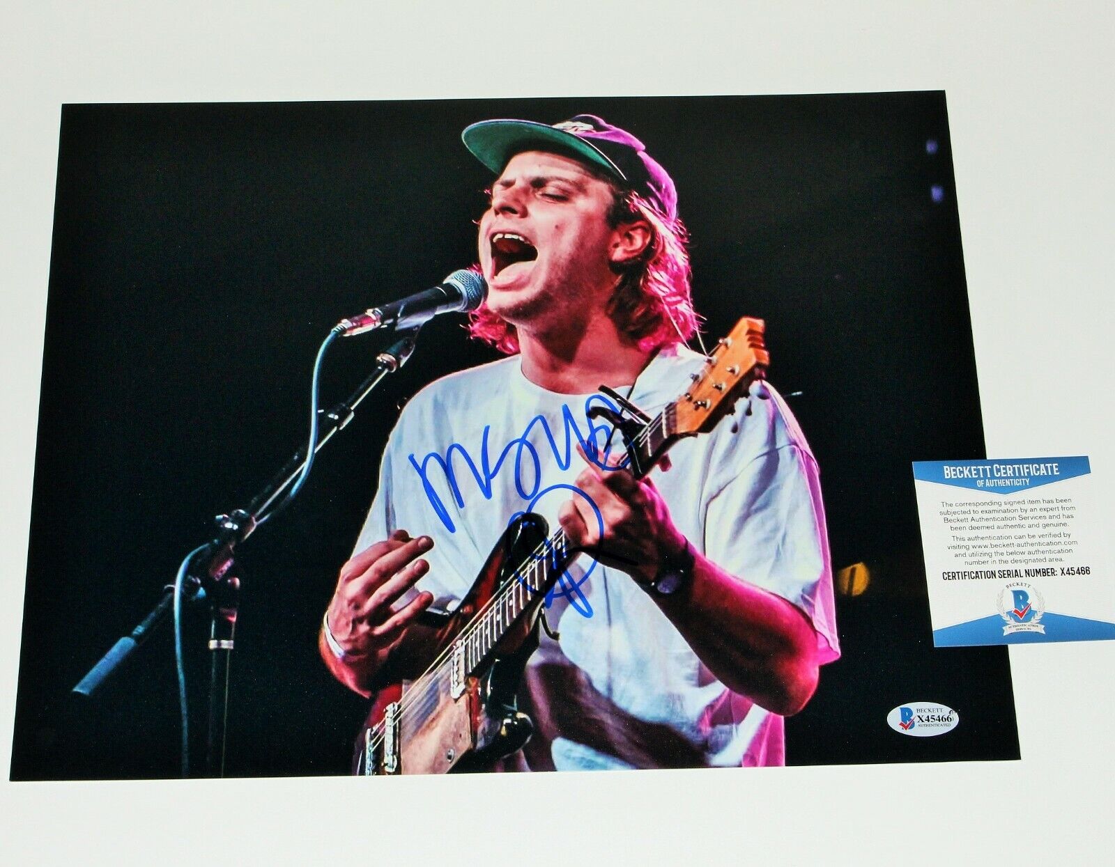 SINGER MAC DEMARCO SIGNED 11x14 Photo Poster painting B BECKETT COA SALAD DAYS 2 ANOTHER ONE