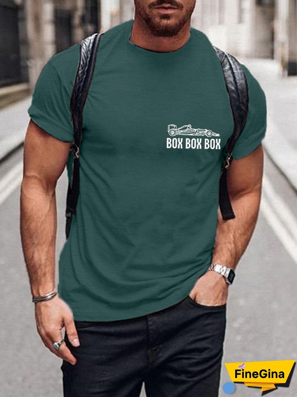 Men's Racing Casual T-Shirt