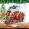 Diamond Painting Christmas Train Desktop Diamond Art Kits