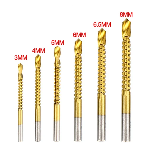 RESTUFFS Twist Drill Bit Set Power Tool Accessories(6 Pcs/SET