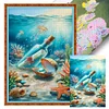 (Multi-Style) Marine Life-11CT Stamped Cross Stitch  40*50cm/15.75*19.69in