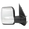 TRQ Right Mirror with Heat with Chrome Cover Passenger Side Compatible with 2012-2021 Nissan NV1500 NV2500 NV3500 NI1321248