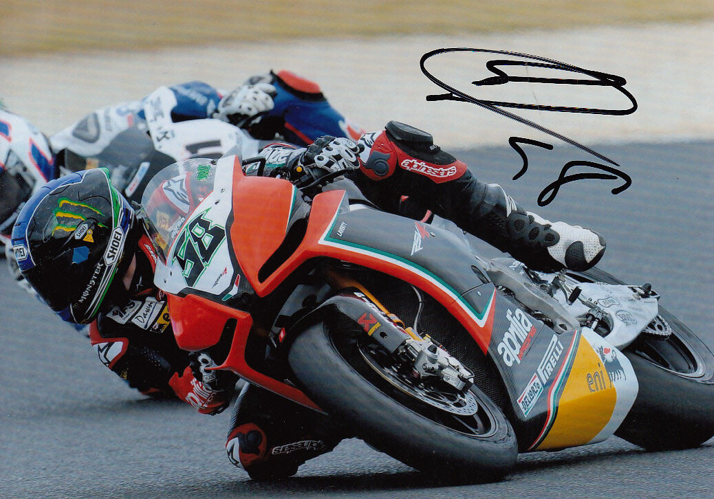 Eugene Laverty Hand Signed Aprilia 7x5 Photo Poster painting WSBK 7.