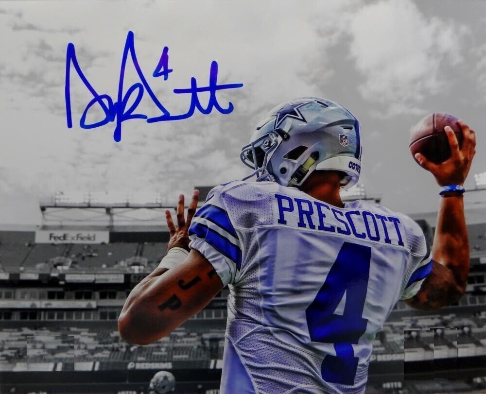 Dak Prescott Autographed Signed 8x10 Photo Poster painting ( Cowboys ) REPRINT ,