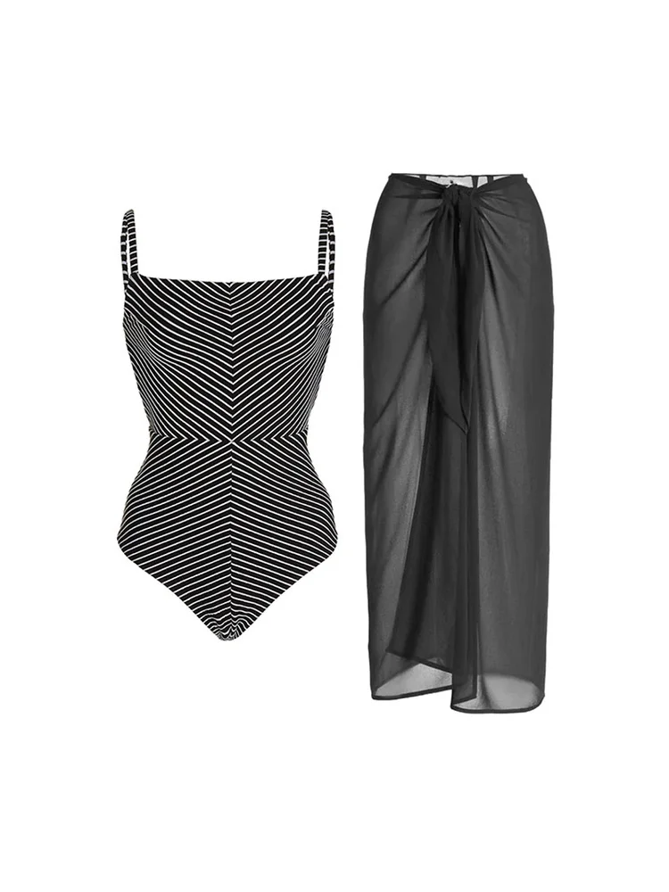 Uveng Uveng One-Piece Bikini Suit Women's Bikini Three-Piece Set