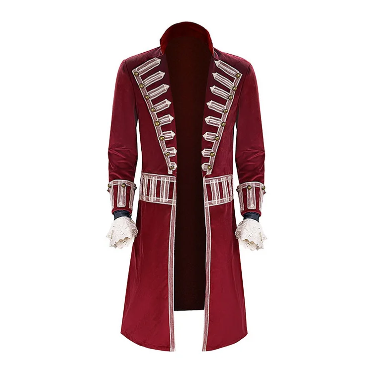 Peter Pan & Wendy Captain Hook Medieval Pirate Coat Outfits Cosplay Costume Halloween Carnival Suit