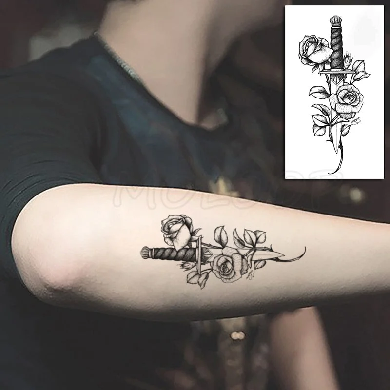 Water Transfer Tattoo Sexy Running Horse Anime Tattoo Body Art Waterproof Temporary Fake Flash Tattoo for Man Woman 10.5*6cm