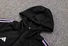 Joyfball 2024 Germany Half-Pull Hat Style Training Suit Black Football Shirt 1:1 Thai Quality