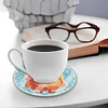 6PCS Diamond Painting Acrylic Washable Small Monster Coaster with Holder
