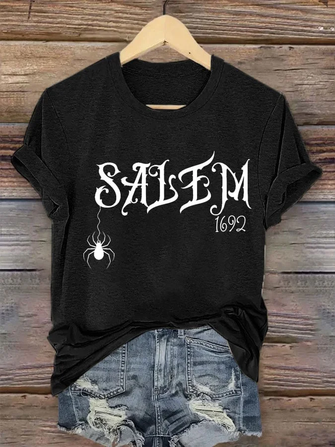 Women's Salem 1692 Halloween Casual Tee