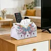 Big Butterfly DIY PULeather Diamond Painting Tissue Box for Adults Beginners Large Size Diamond Art Paper Storage Holder for Living Room Bedroom Bathroom Table Decor