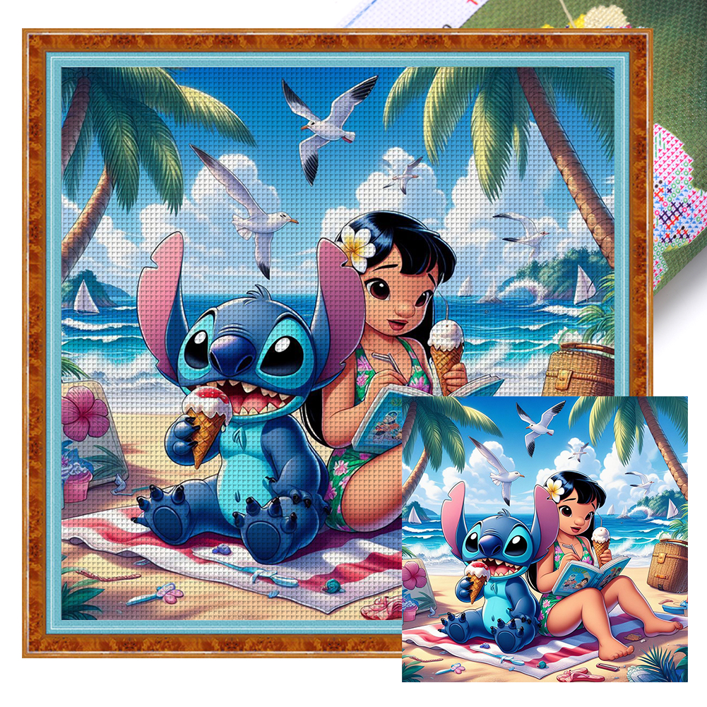 Stitch Full 11CT Pre-stamped Canvas(45*45cm) Cross Stitch