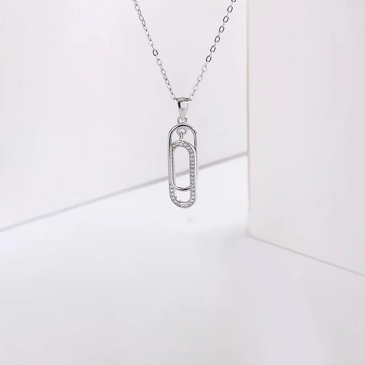 For Granddaughter - Grandmother & Granddaughter Hearts As One Circle Necklace