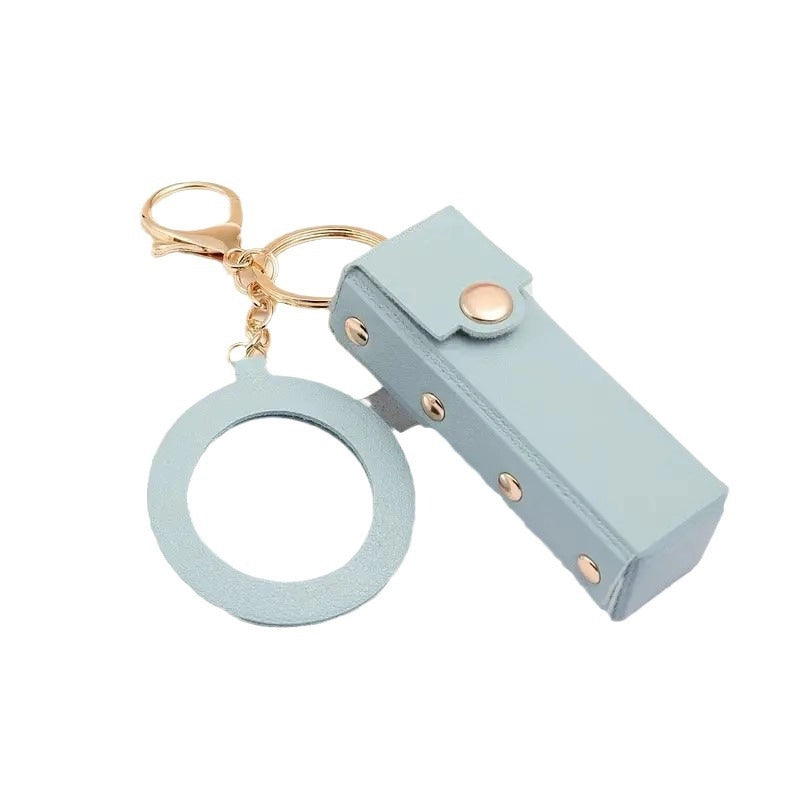 Creative Small Gift Women’s Lipstick Key Chain Carry Lipstick Key Bag Car Pendant