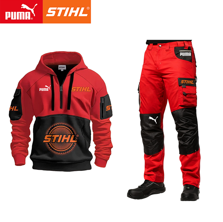 Zestaw bluza i spodnie robocze PUMA x STIHL w limitowanej edycji
