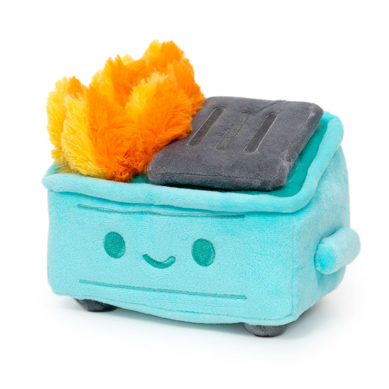 dumpster fire plush toy